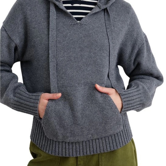 Alex Mill Sweaters - Alex Mill Aiden Gray Hooded Sweater Women’s XS Wool Cotton Blend